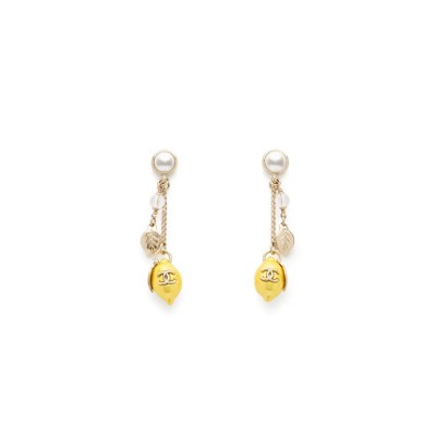 CHANEL LEMON EARRINGS ABG761